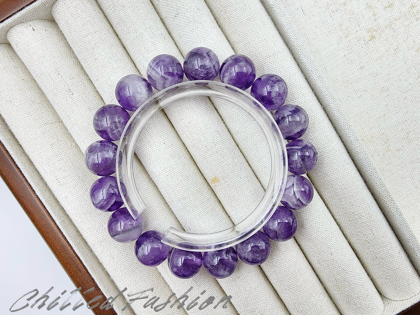 [Bracelet] 12mm Dream Amethyst Crystal Bracelet