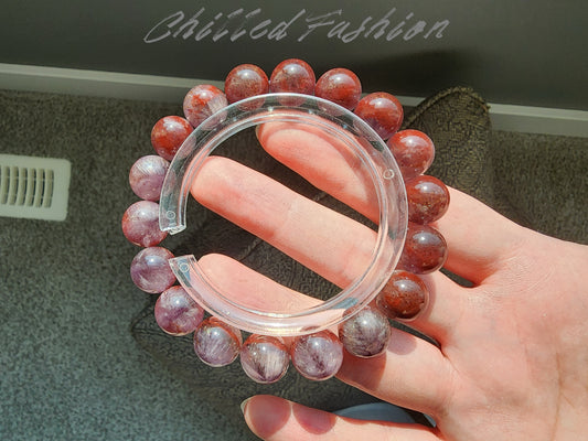 [Bracelet] 11mm Rare Auralite 23 Bracelet with Starburst Trapiche Pattern