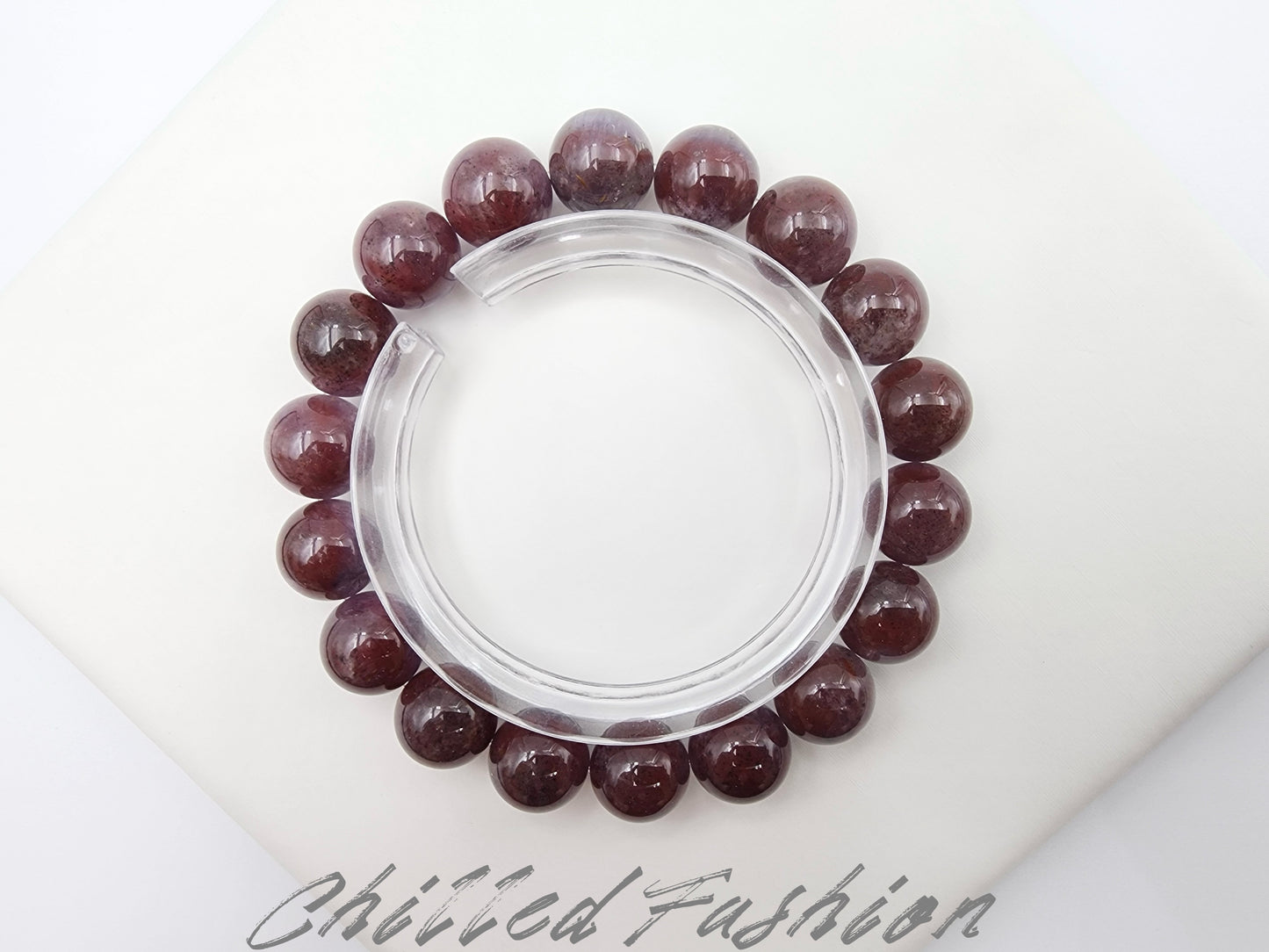 [Bracelet] 11mm Rare Auralite 23 Bracelet with Starburst Trapiche Pattern