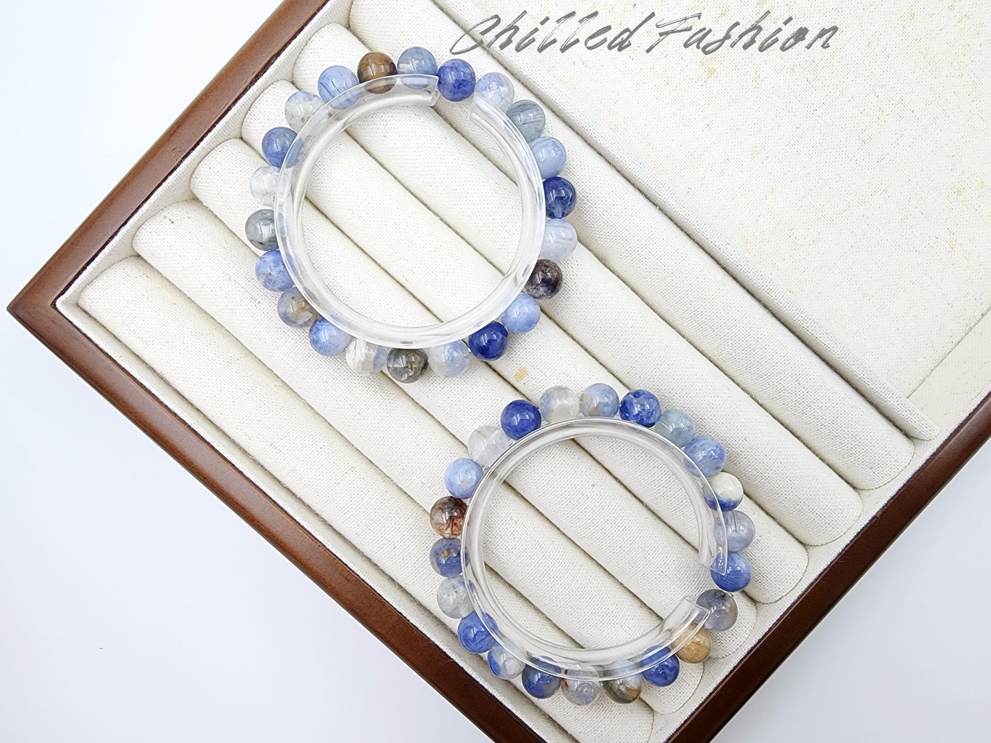 [Bracelet] 8mm Dreamy Creamy Dumortierite Bracelet