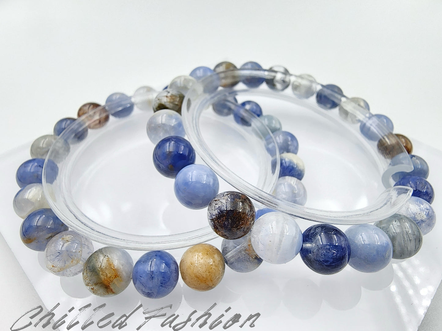 [Bracelet] 8mm Dreamy Creamy Dumortierite Bracelet