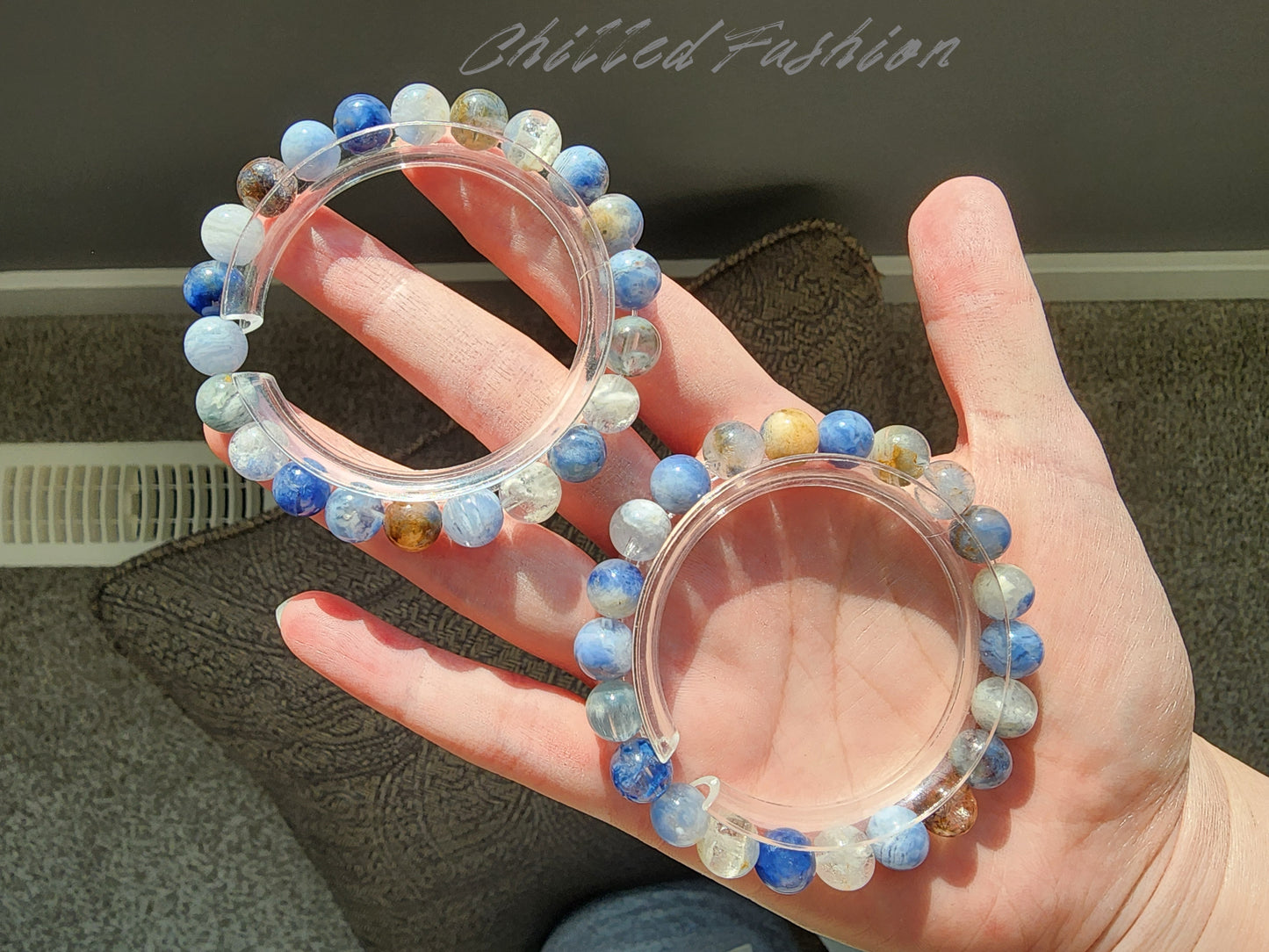 [Bracelet] 8mm Dreamy Creamy Dumortierite Bracelet