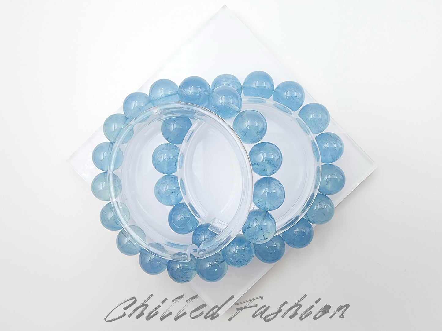 [Bracelet] Natural Aquamarine Bracelet