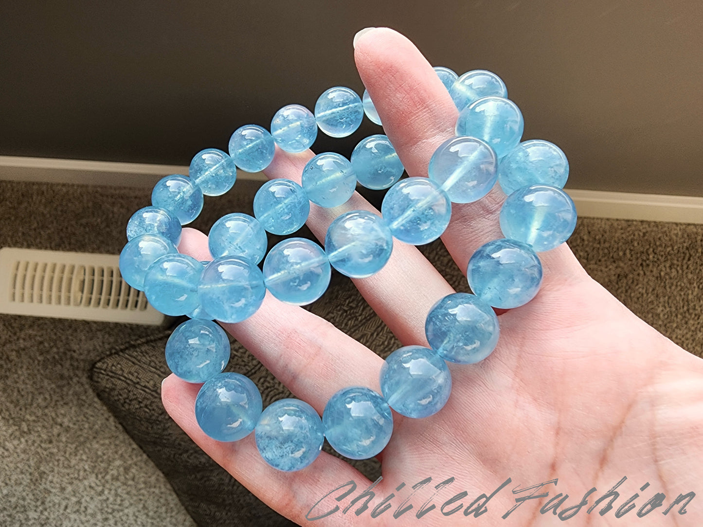 [Bracelet] Natural Aquamarine Bracelet