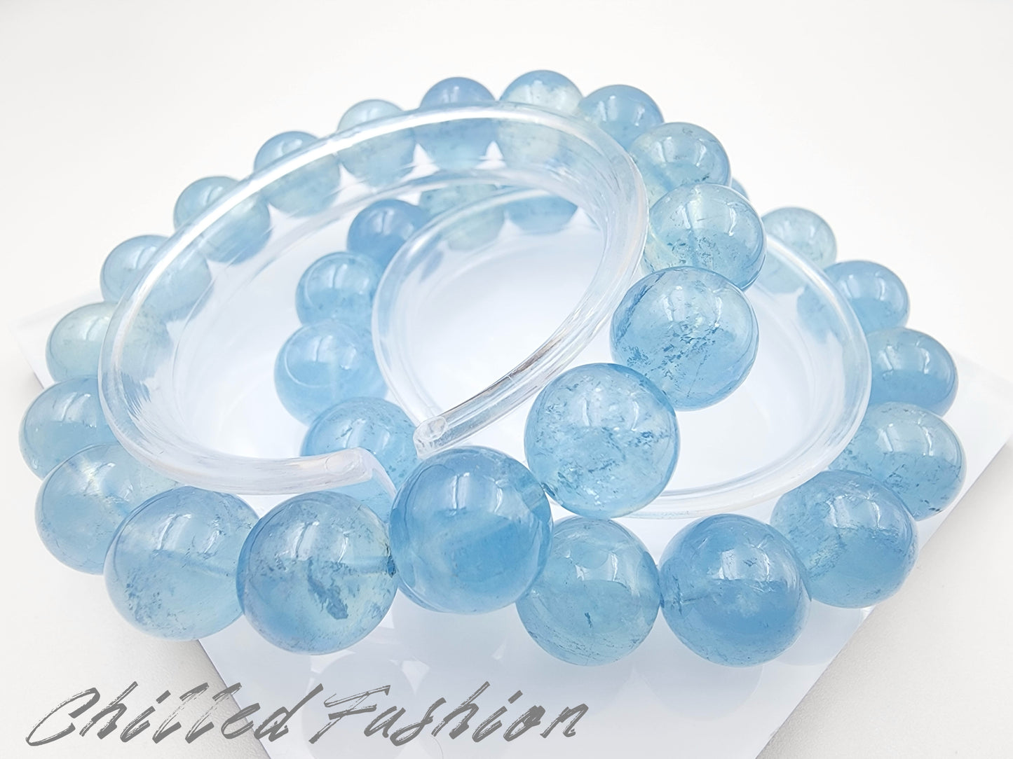 [Bracelet] Natural Aquamarine Bracelet