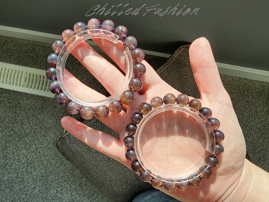 [Bracelet] Natural Bloodshot Iolite Bracelet