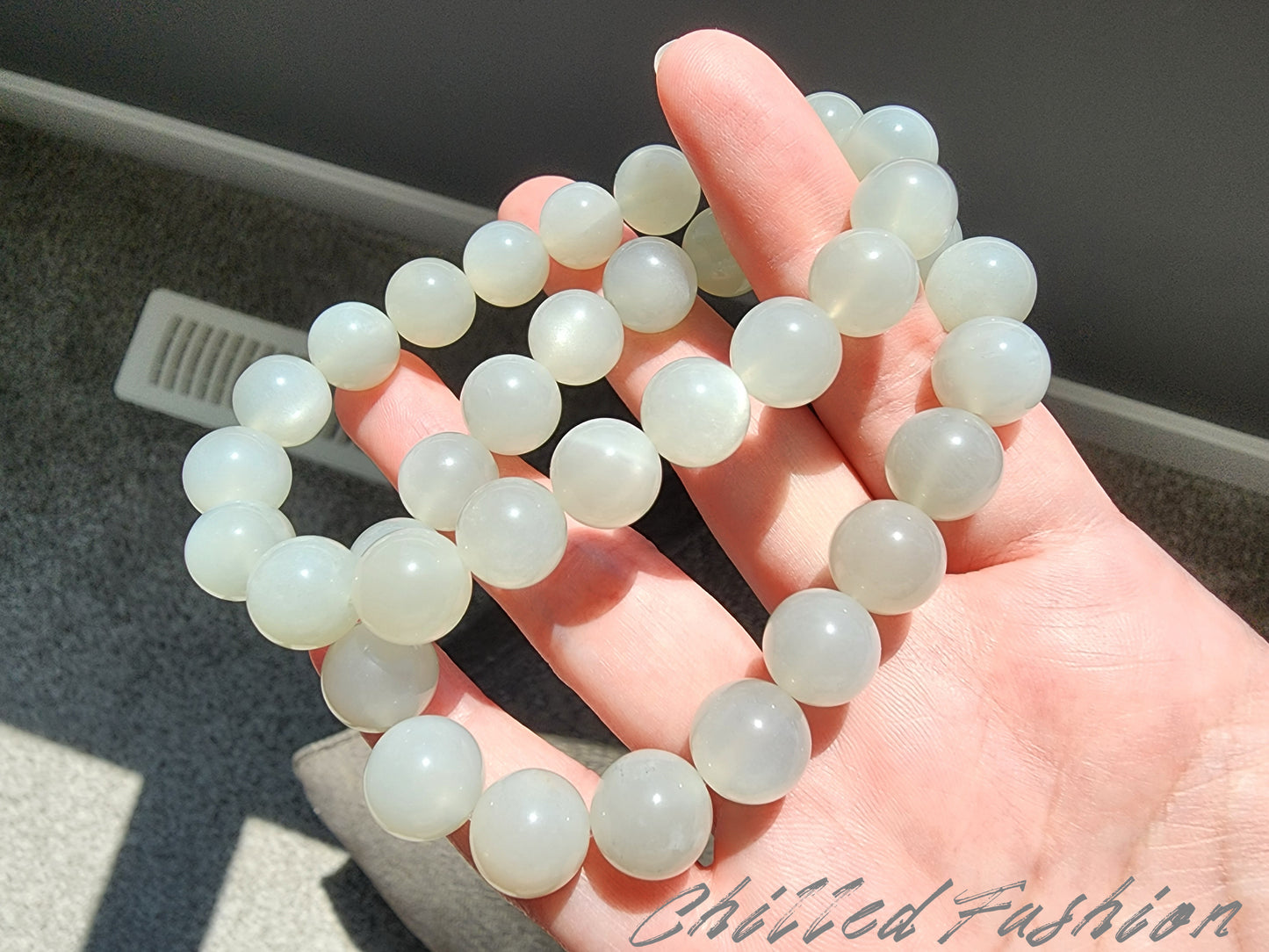 [Bracelet] Green-Tone Moonstone Bracelet