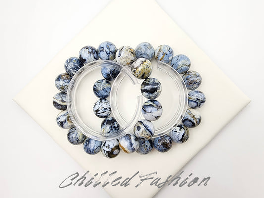 [Bracelet] 14mm Blue Opal Bracelet