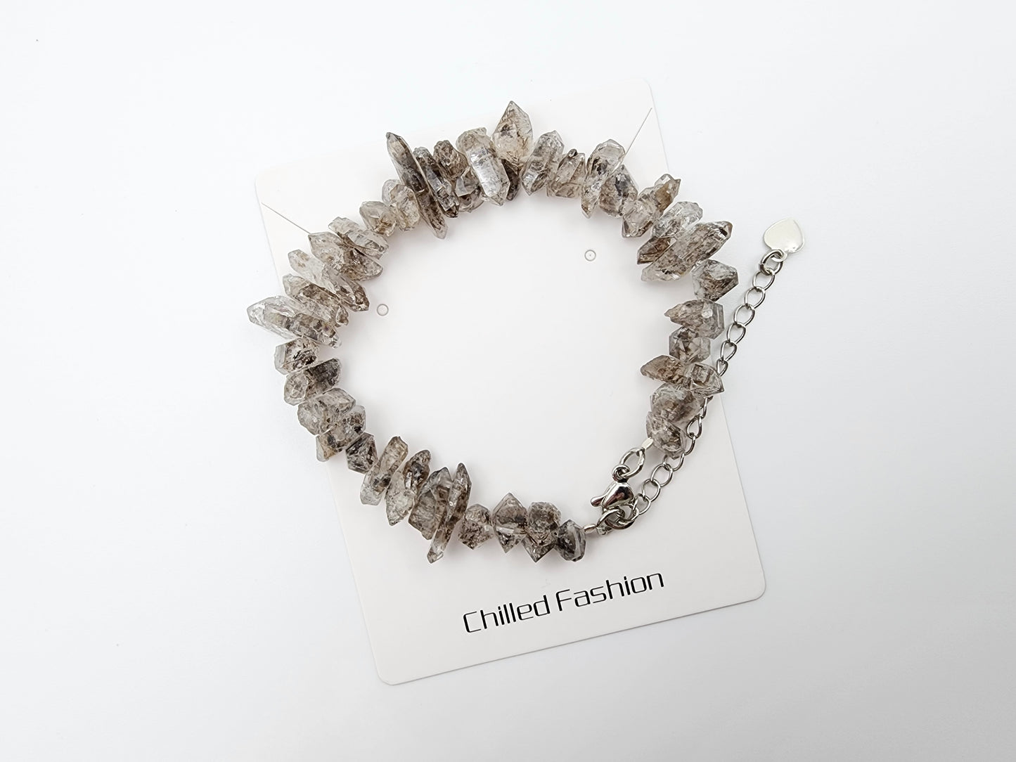 [Bracelet] Embrace Your Clarity: Double Terminated Quartz 闪灵钻 Bracelet