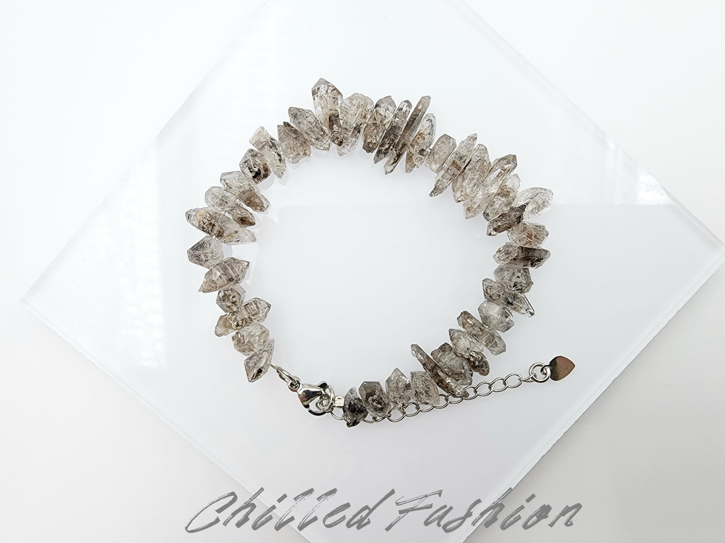 [Bracelet] Embrace Your Clarity: Double Terminated Quartz 闪灵钻 Bracelet