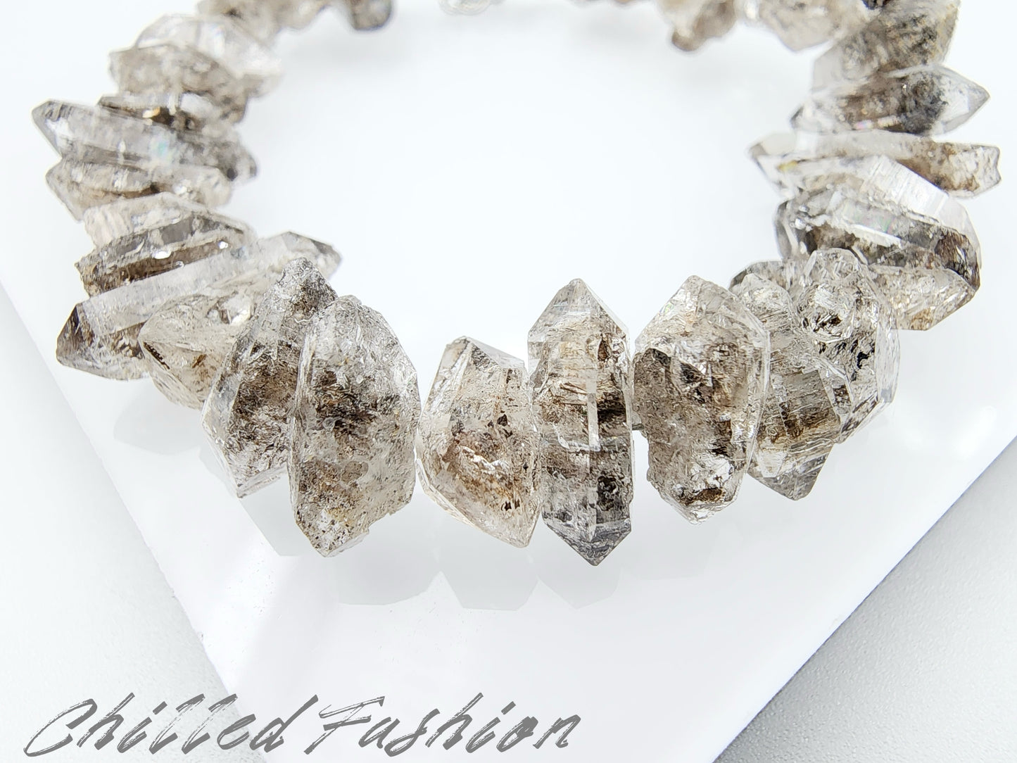 [Bracelet] Embrace Your Clarity: Double Terminated Quartz 闪灵钻 Bracelet