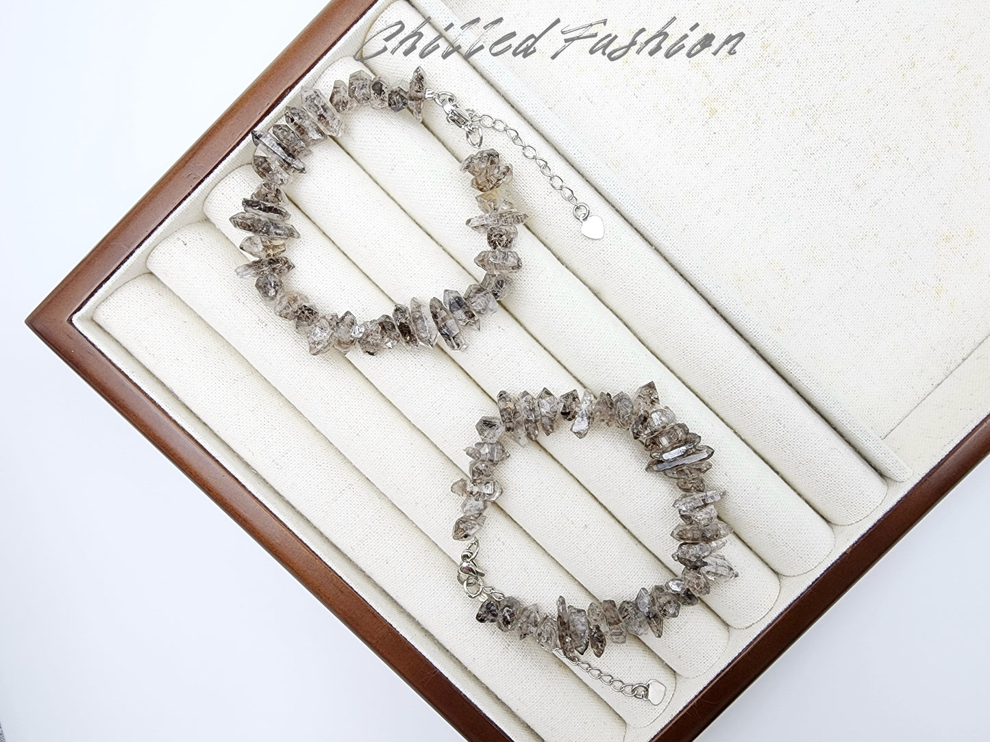 [Bracelet] Embrace Your Clarity: Double Terminated Quartz 闪灵钻 Bracelet