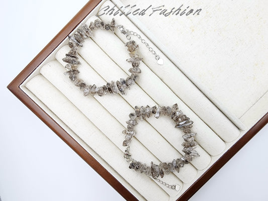 [Bracelet] Embrace Your Clarity: Double Terminated Quartz 闪灵钻 Bracelet