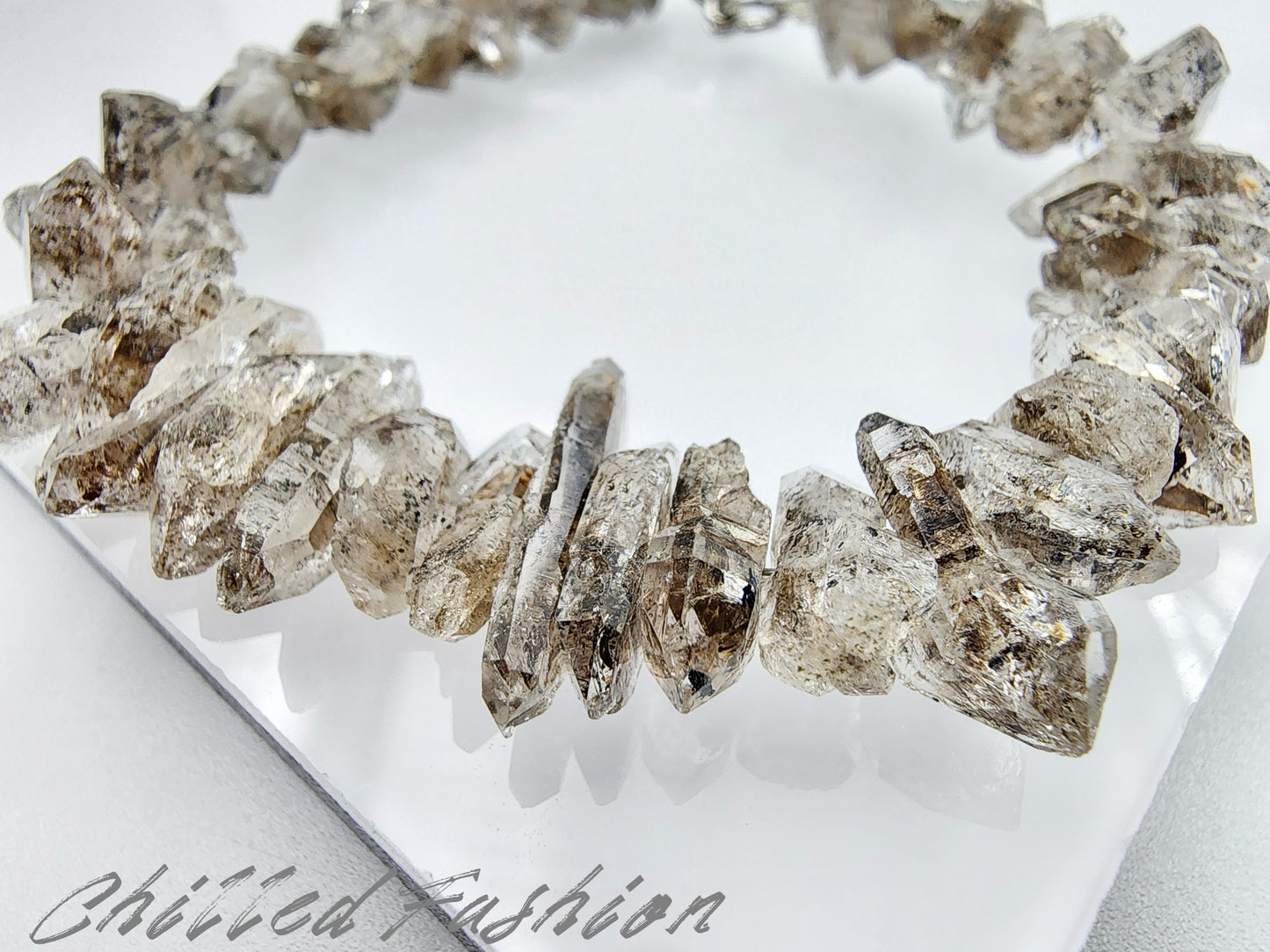 [Bracelet] Embrace Your Clarity: Double Terminated Quartz 闪灵钻 Bracelet