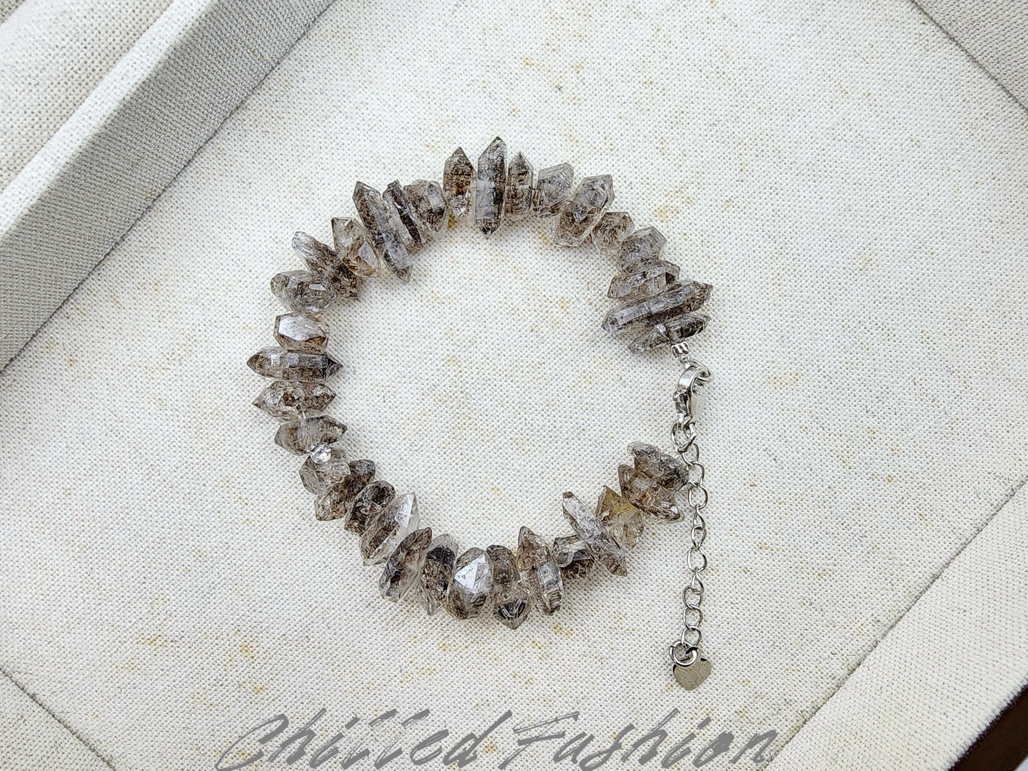 [Bracelet] Embrace Your Clarity: Double Terminated Quartz 闪灵钻 Bracelet