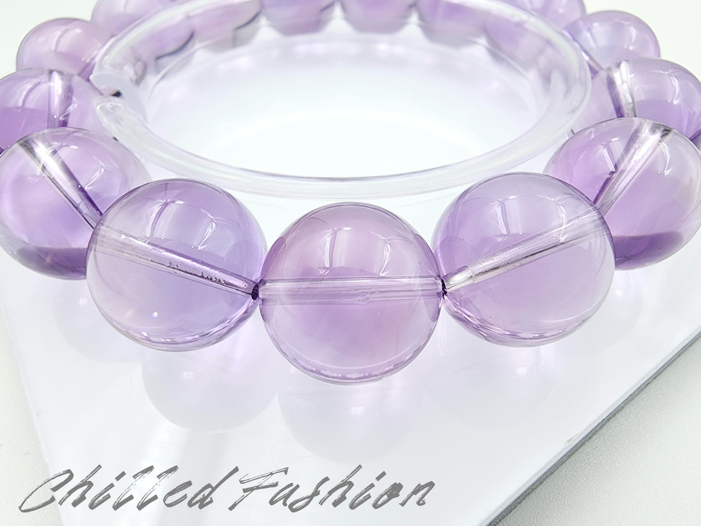 [Bracelet] 15mm Brazilian Amethyst Bracelet