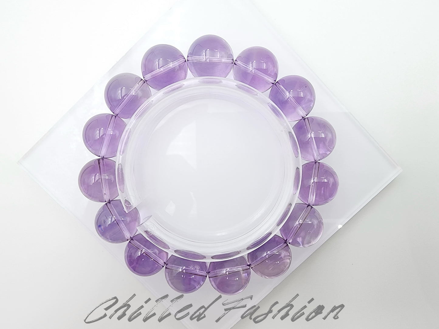 [Bracelet] 15mm Brazilian Amethyst Bracelet