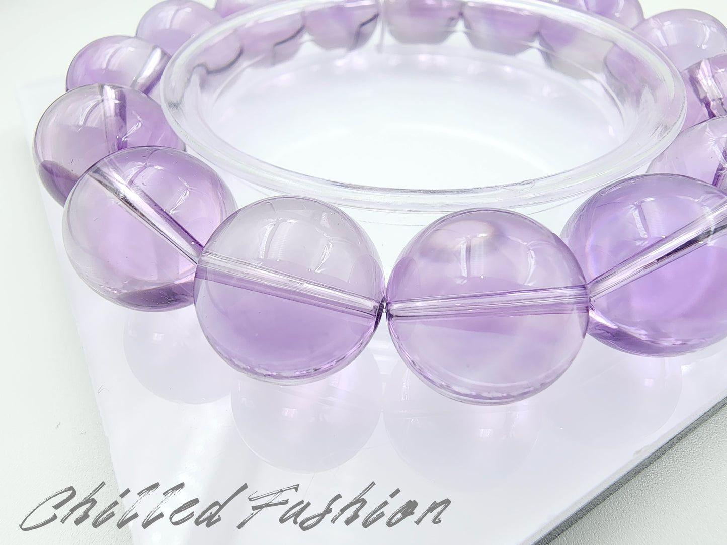[Bracelet] 15mm Brazilian Amethyst Bracelet