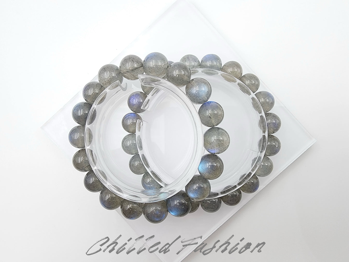 [Bracelet] Blue Flash Labradorite Bracelet