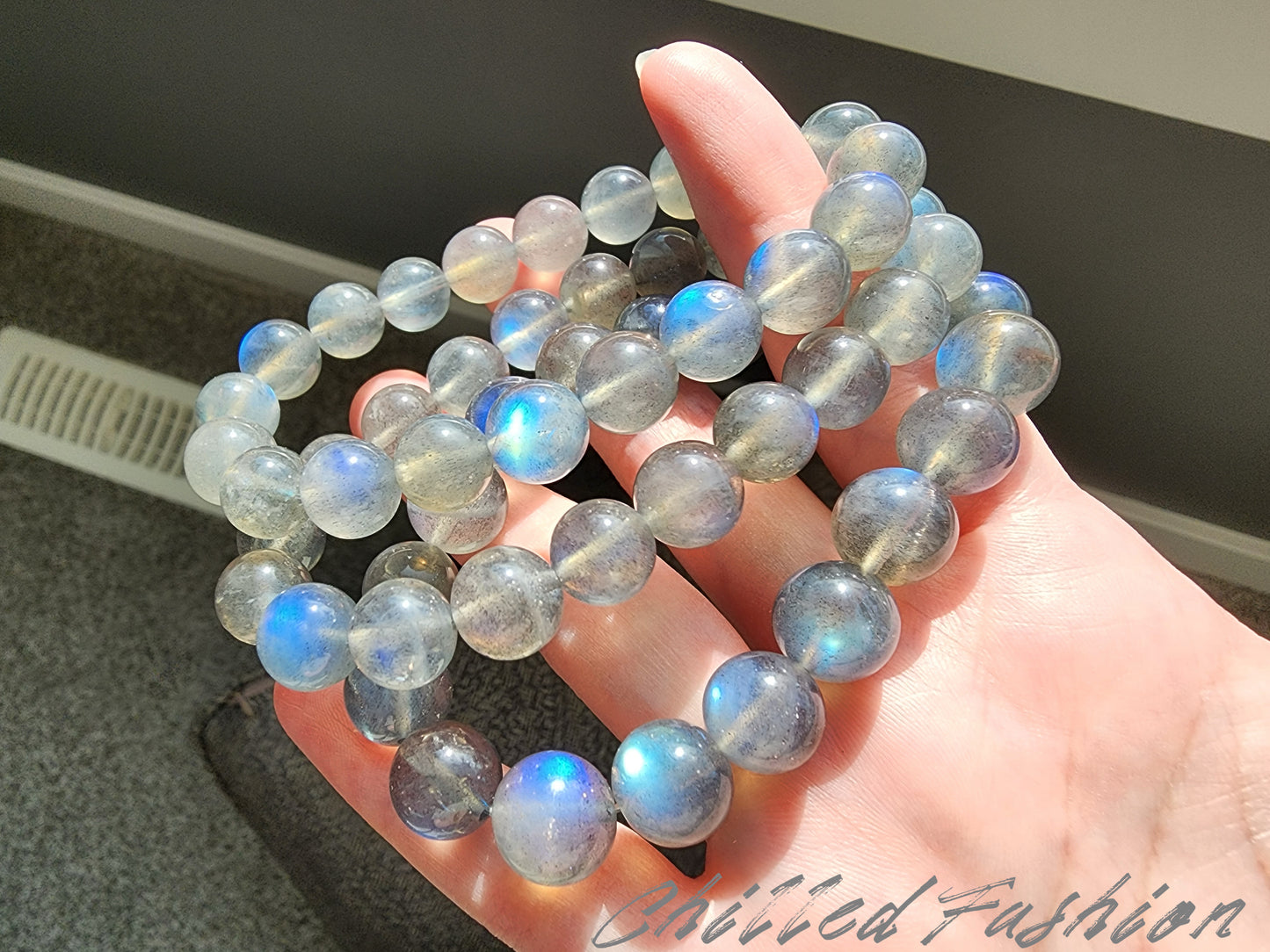 [Bracelet] Blue Flash Labradorite Bracelet