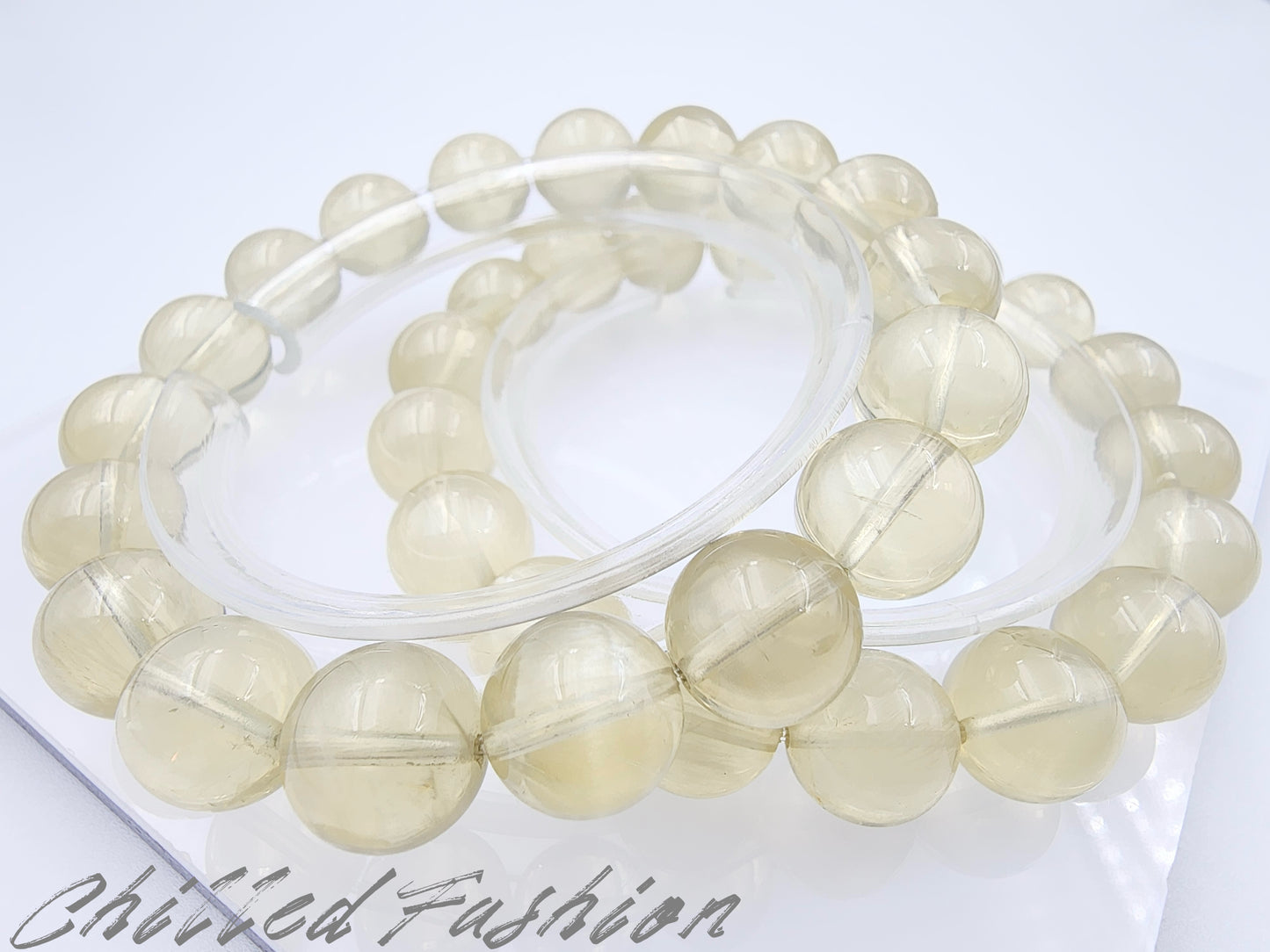 [Bracelet] 11mm Golden Feldspar Bracelet