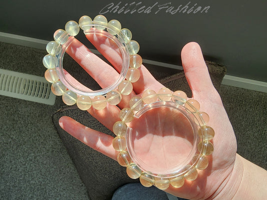 [Bracelet] 11mm Golden Feldspar Bracelet