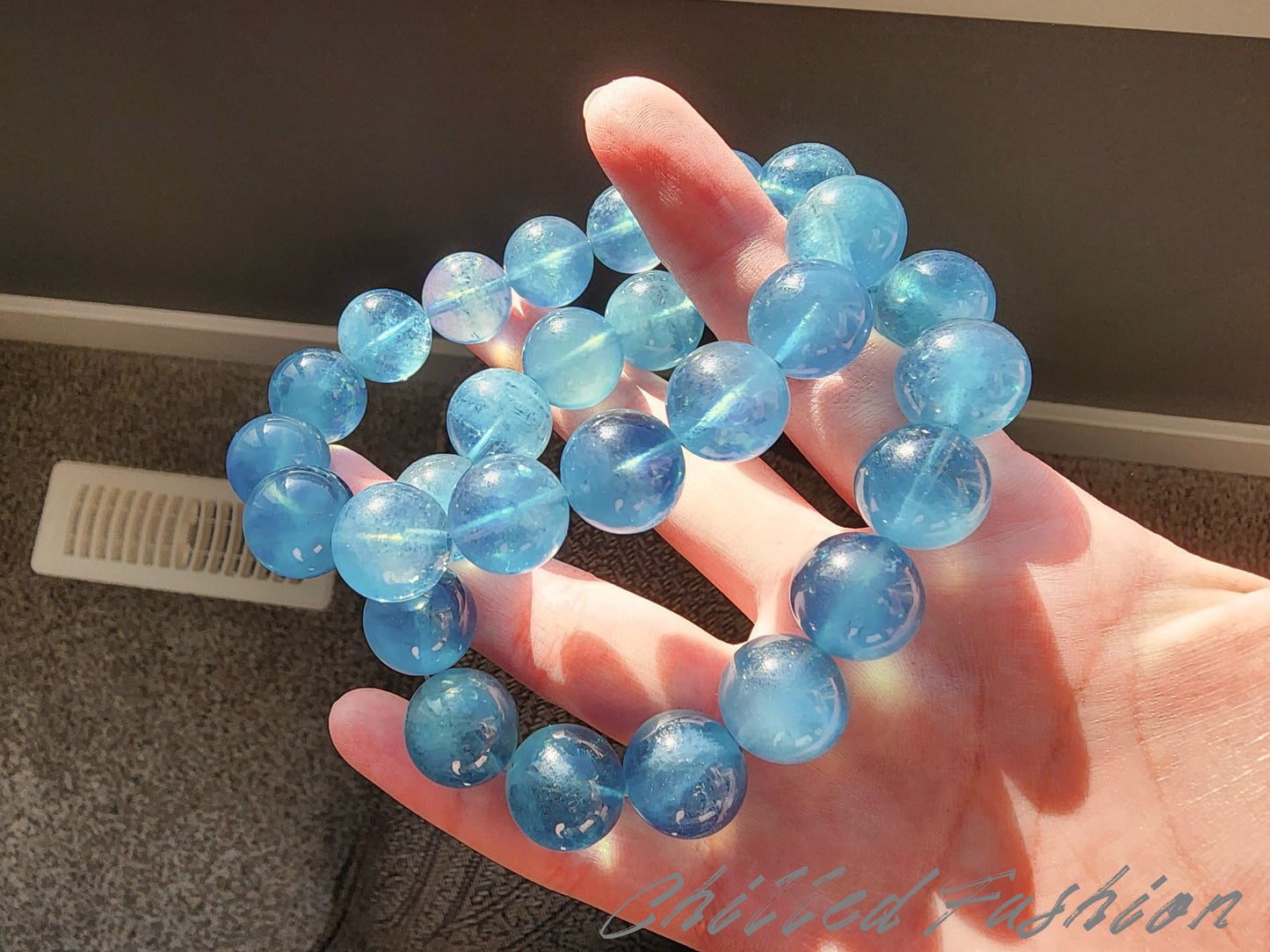 [Bracelet] Devil Blue Aquamarine Bracelet