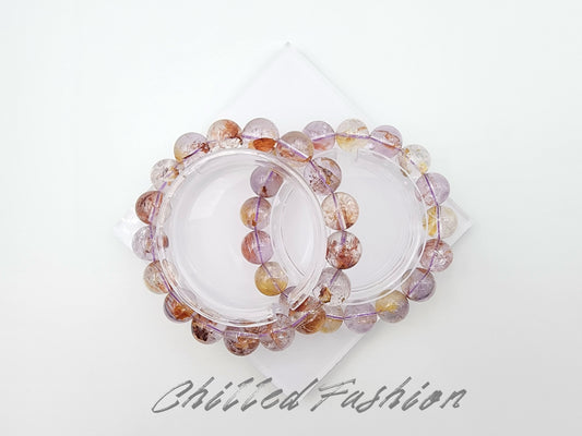 [Bracelet] Hematoid Amethyst Bracelet