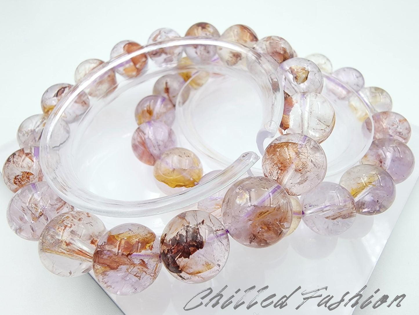 [Bracelet] Hematoid Amethyst Bracelet
