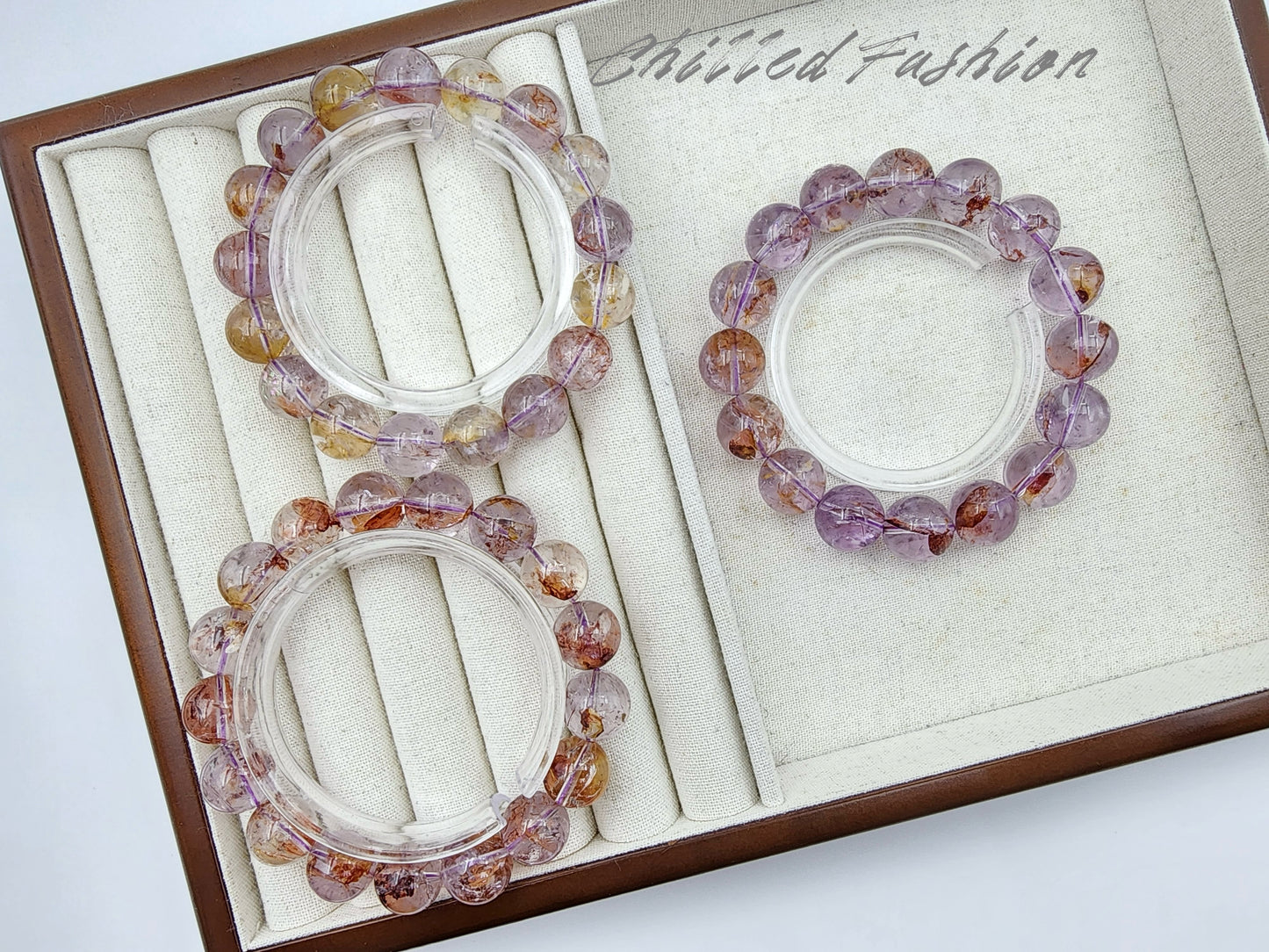 [Bracelet] Hematoid Amethyst Bracelet