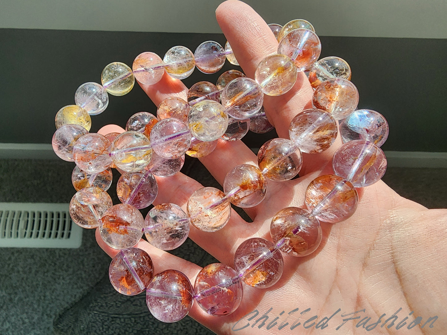 [Bracelet] Hematoid Amethyst Bracelet