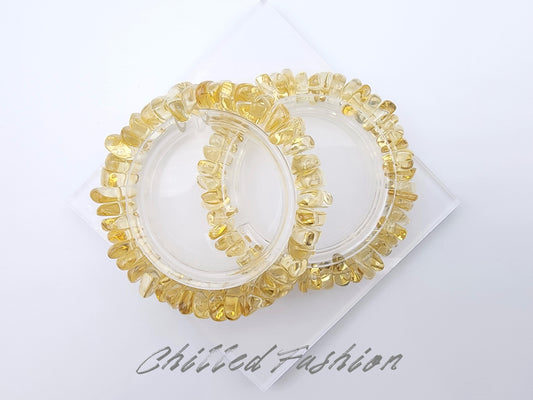 [Bracelet] Citrine Chip Bracelet