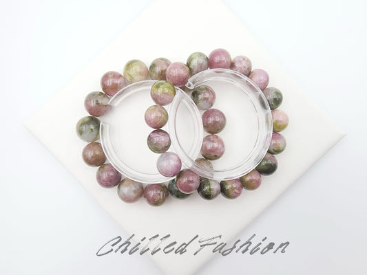 [Bracelet] Watermelon Tourmaline Bracelet