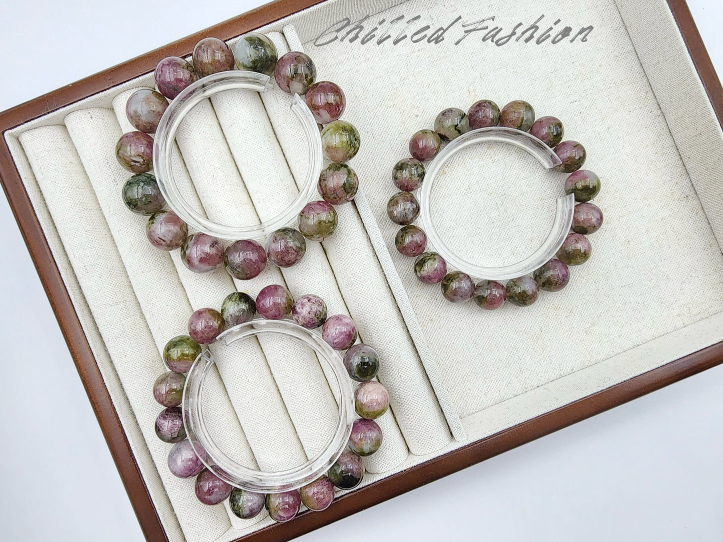 [Bracelet] Watermelon Tourmaline Bracelet