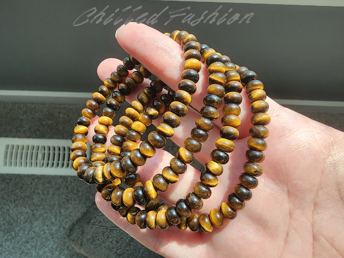 [Bracelet] Yellow Tiger’s Eye Chip Bracelet
