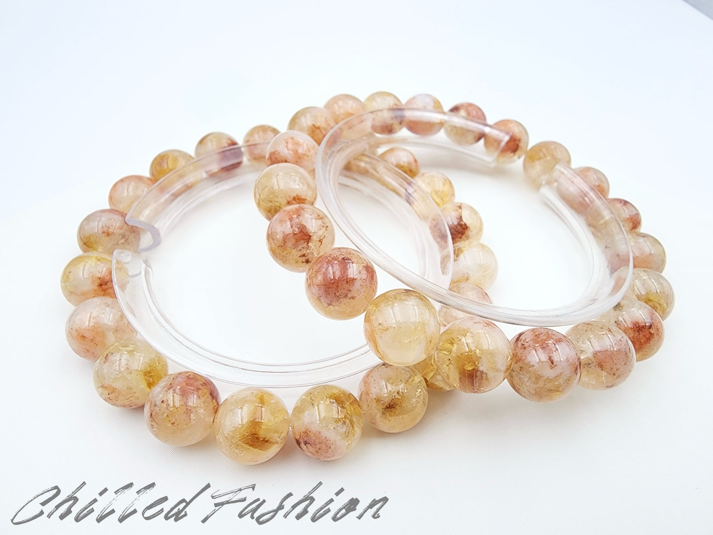 [Bracelet] Hematoid Citrine Bracelet