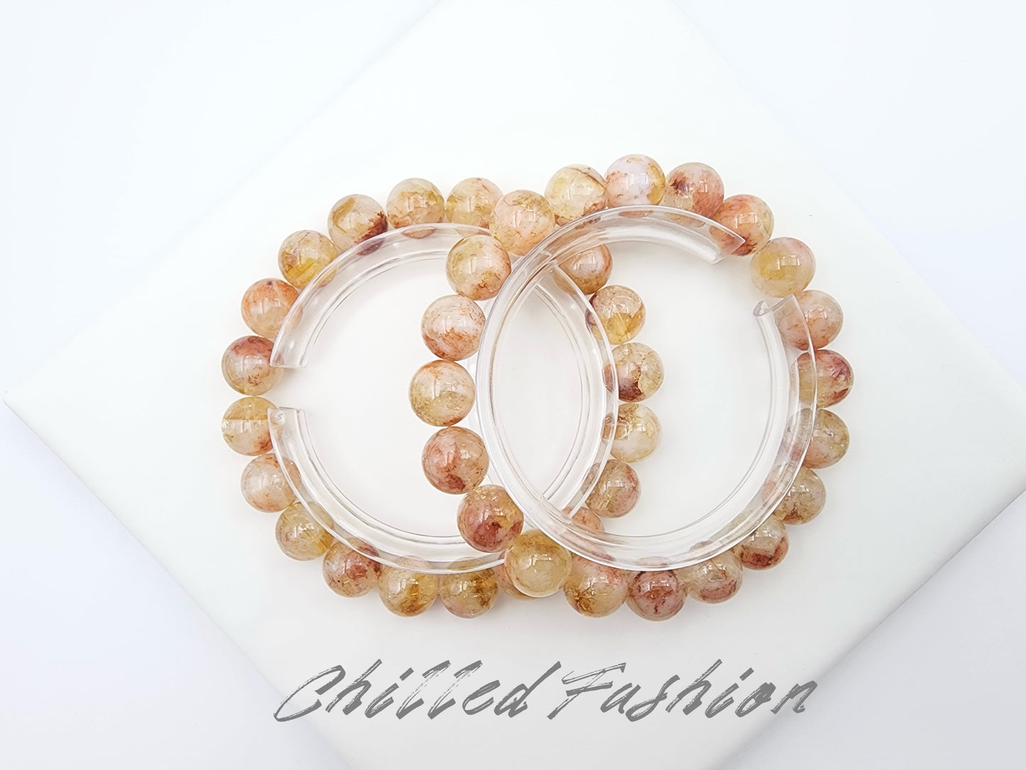 [Bracelet] Hematoid Citrine Bracelet