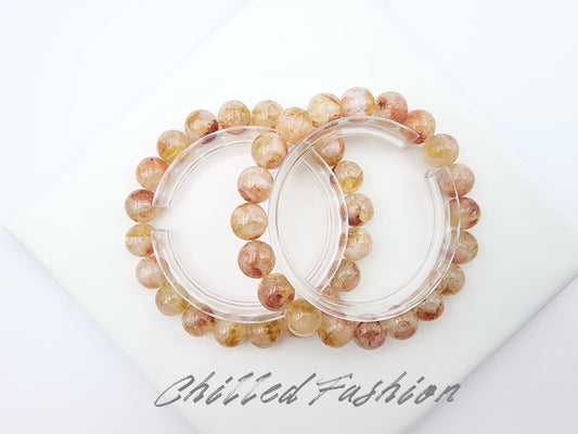 [Bracelet] Hematoid Citrine Bracelet