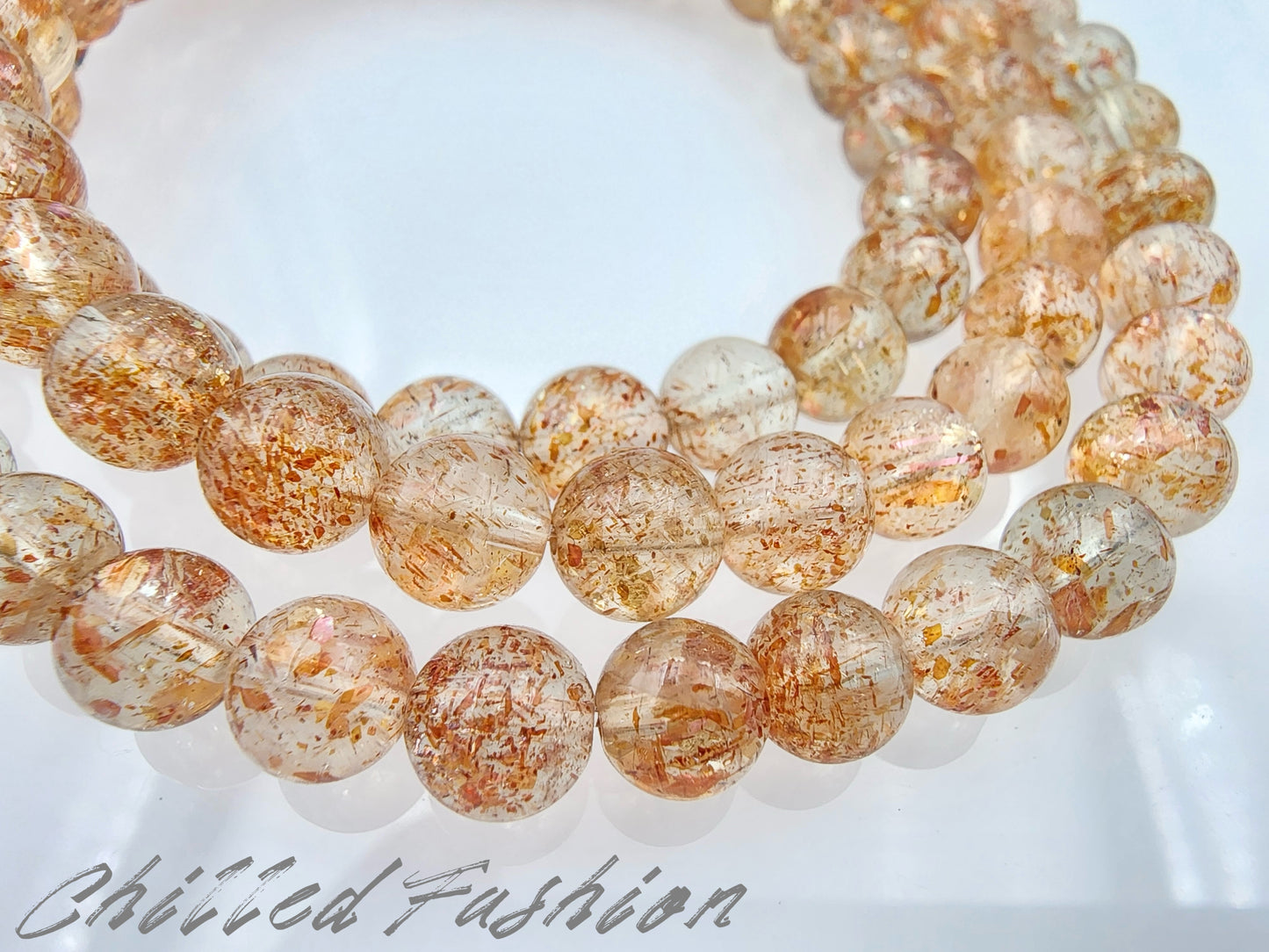 [Bracelet] 6mm Natural Sunstone Bracelet
