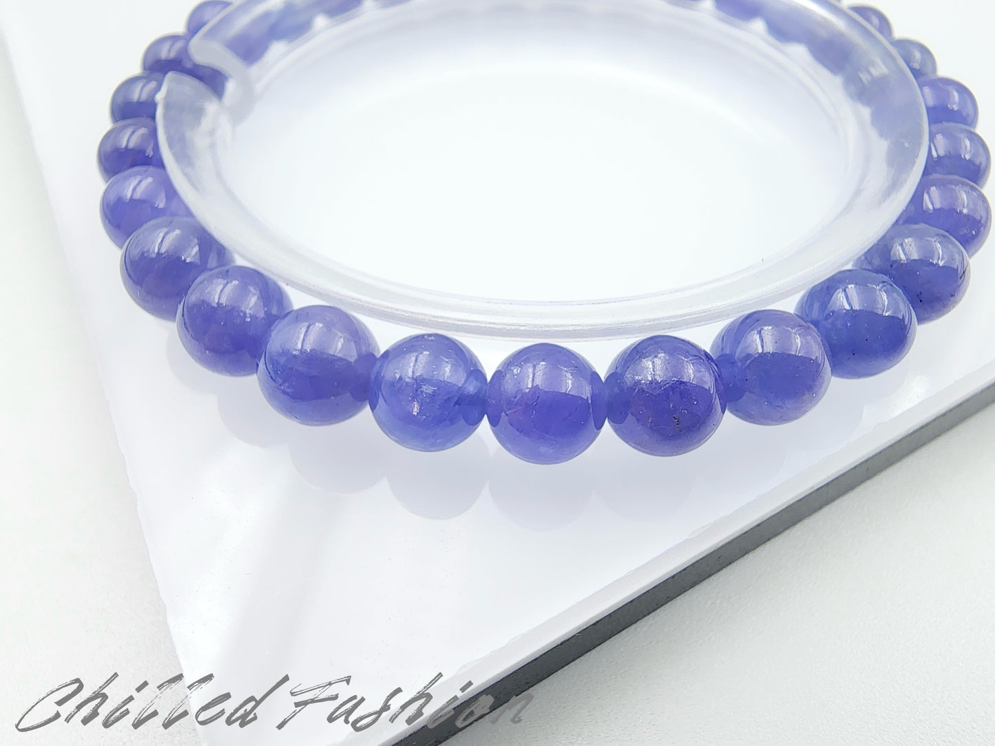 [Bracelet] 6mm Tanzanite Stretch Bracelet