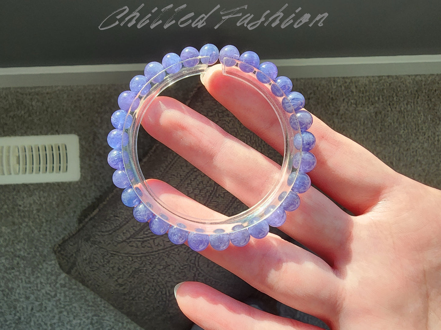 [Bracelet] 6mm Tanzanite Stretch Bracelet