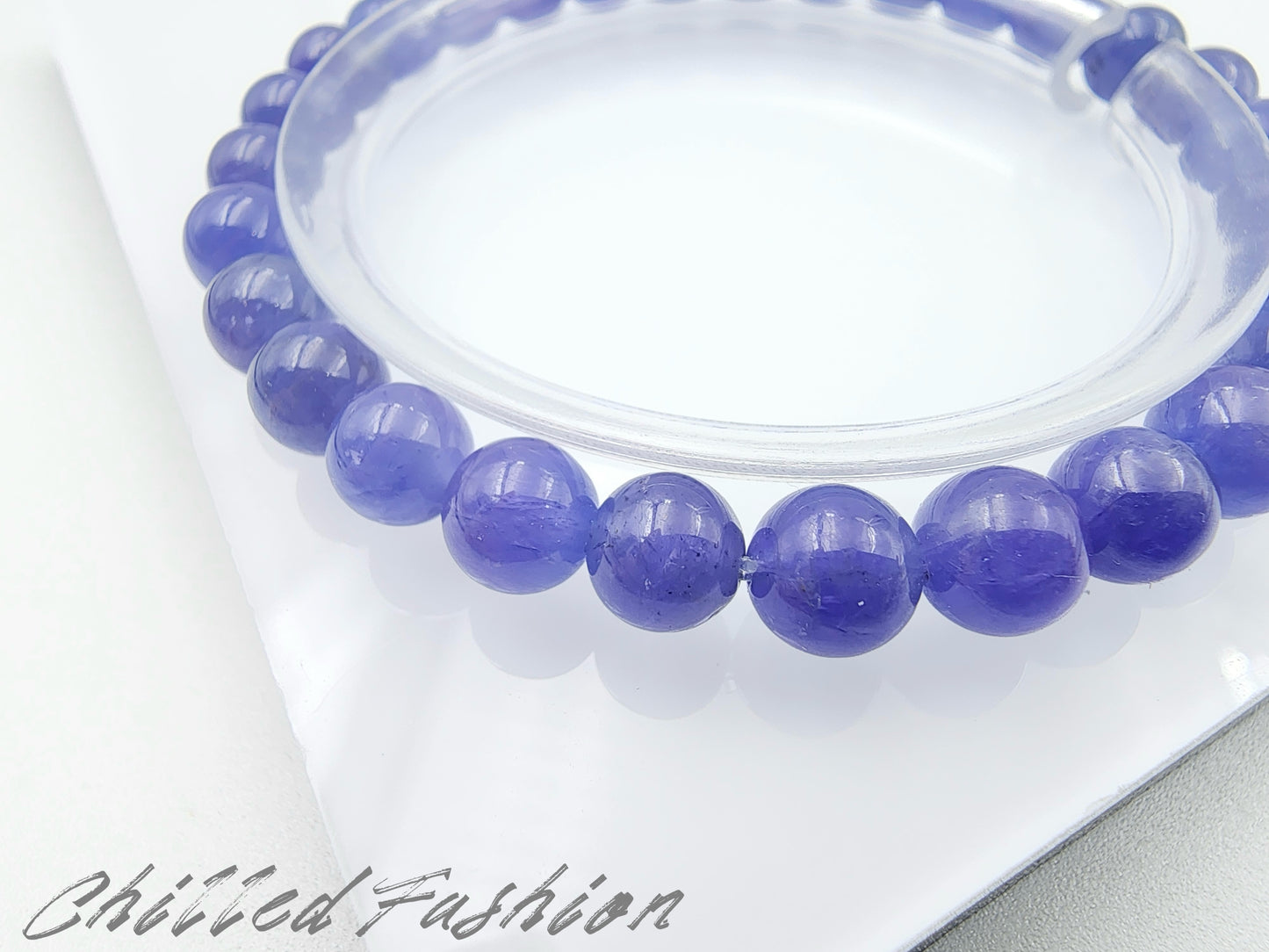 [Bracelet] 6mm Tanzanite Stretch Bracelet