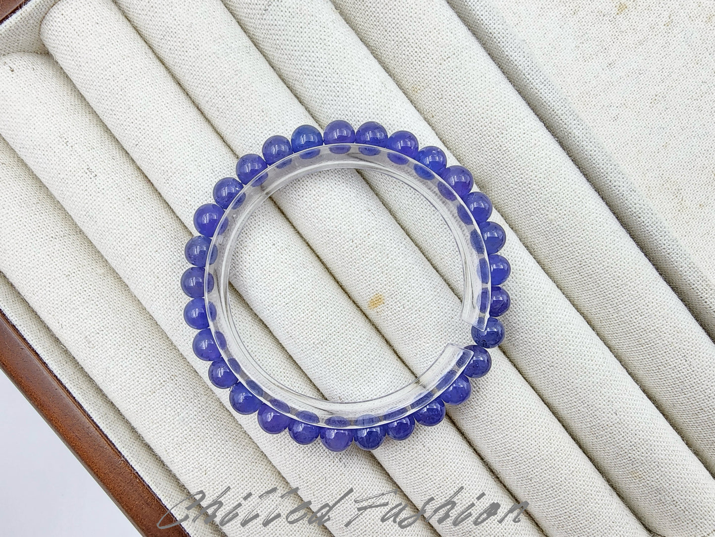 [Bracelet] 6mm Tanzanite Stretch Bracelet