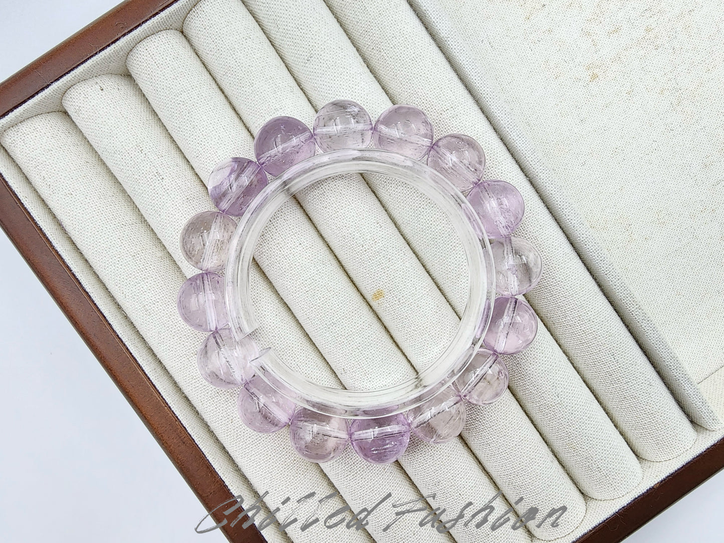 [Bracelet] 13mm Natural Kunzite Bracelet