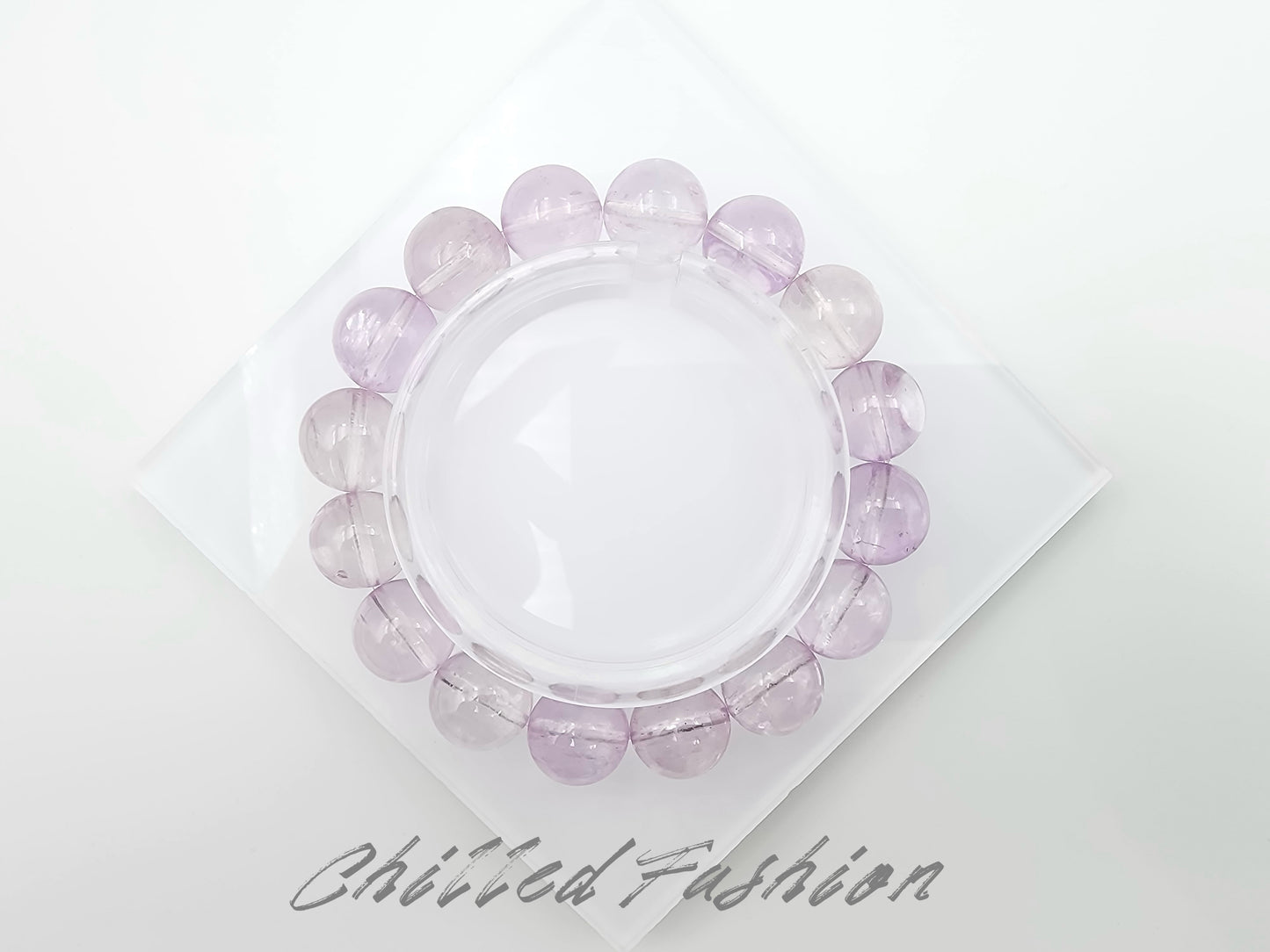 [Bracelet] 13mm Natural Kunzite Bracelet