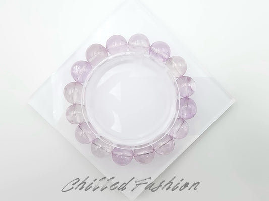 [Bracelet] 13mm Natural Kunzite Bracelet