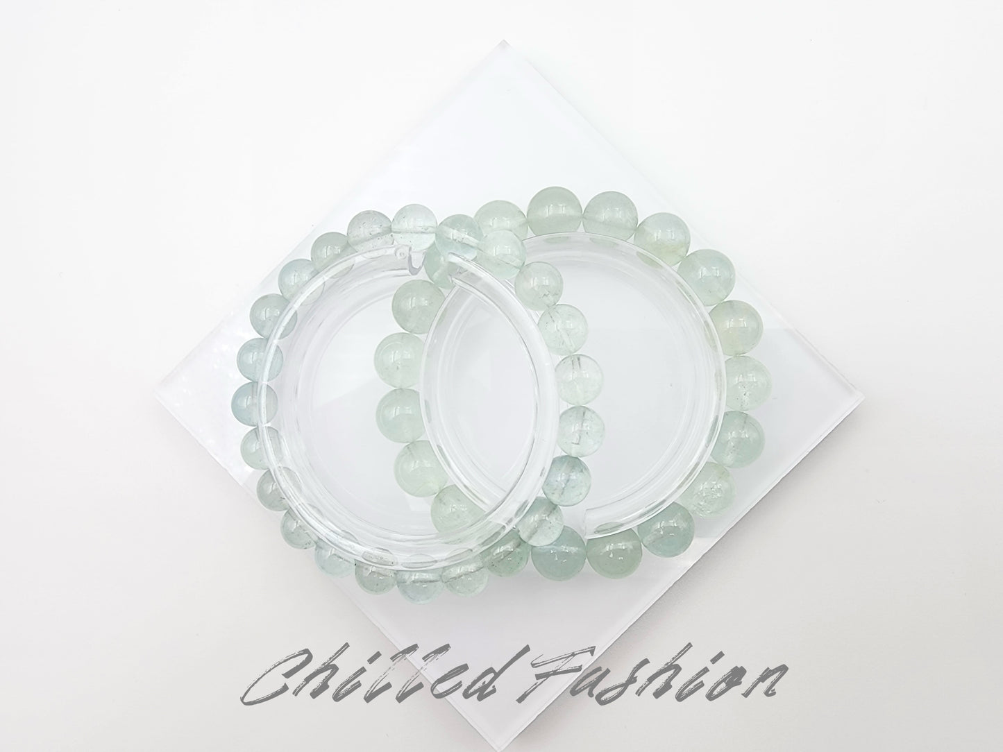 [Bracelet] Green Aquamarine Bracelet