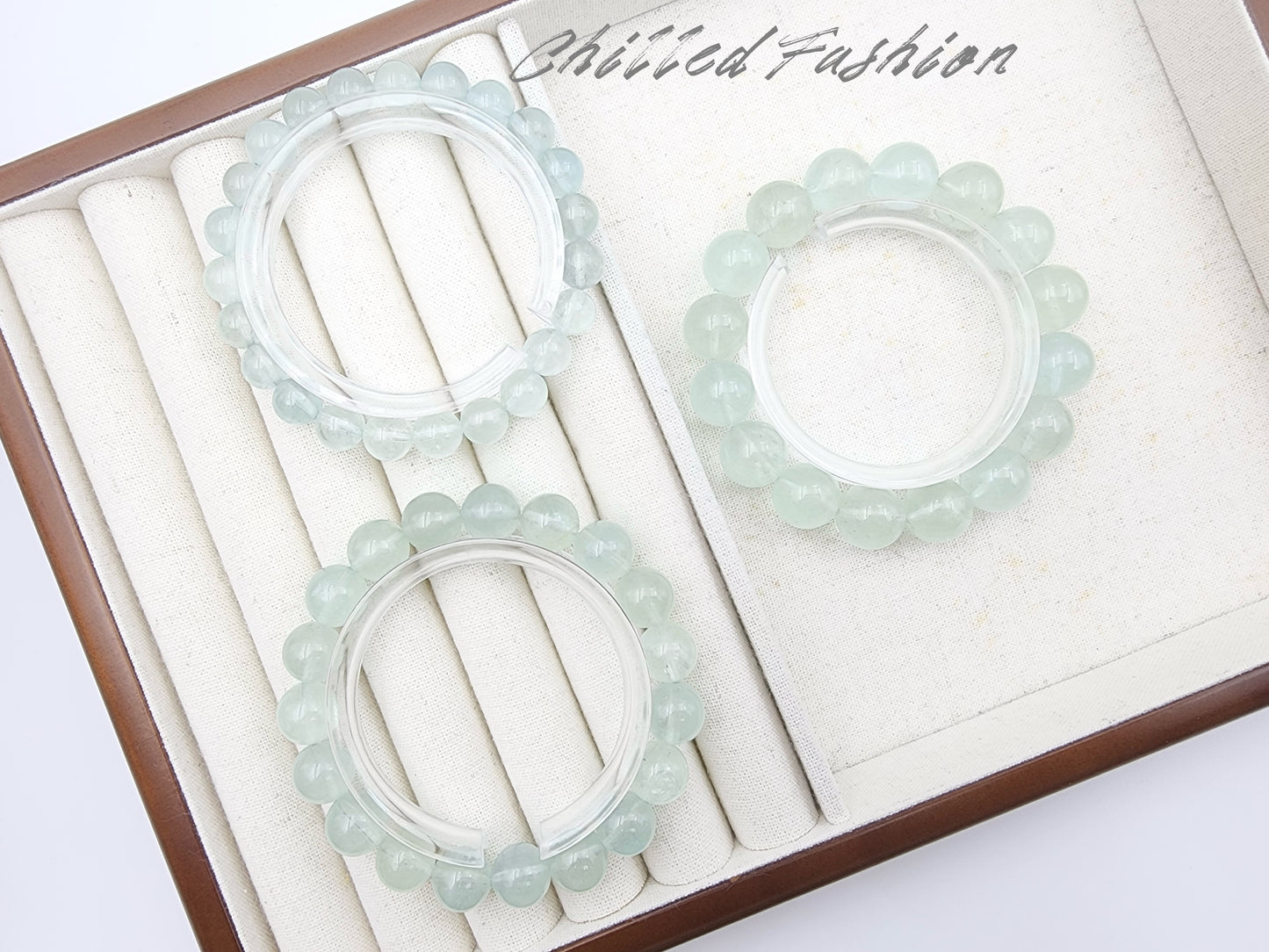 [Bracelet] Green Aquamarine Bracelet