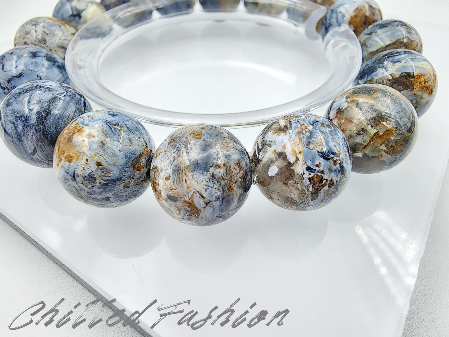 [Bracelet] 12mm Dominican Pietersite Bracelet