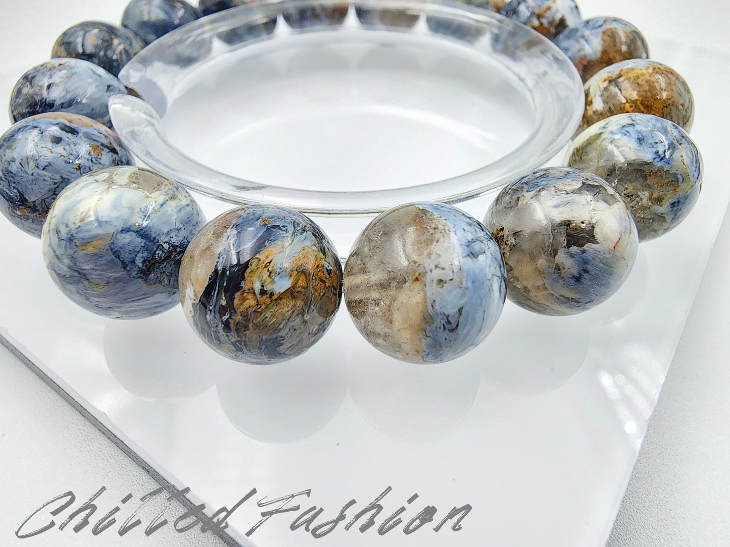 [Bracelet] 12mm Dominican Pietersite Bracelet